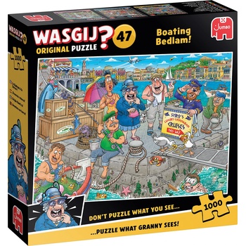 Jumbo - Puzzle Wasgij: Boating Bedlam - 1 000 piese