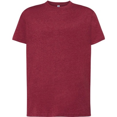 JHK pánske tričko JHK150 burgundy heather
