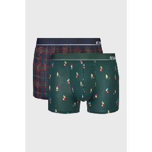Atlantic 2PACK памучни боксерки Check (2p2GMH031_box)