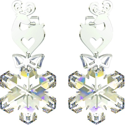 BRUNOshop.cz Visací náušnice SOB s VLOČKOU S4270