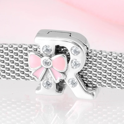 P&J Jewellery Stříbrný klip Magické písmenka 3 SBMA3 R