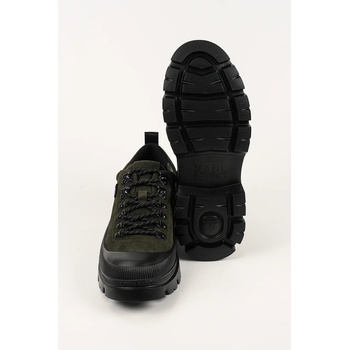 Karl Lagerfeld Кожени кецове Karl Lagerfeld TREKKA MENS в зелено KL25227 (KL25227.5KK)