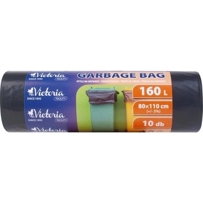 Victoria MDPE 160 l 28 μm10 ks čierne