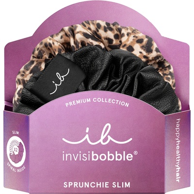 Invisibobble SPRUNCHIE SLIM PREMIUM Leo is the New Black 2ks