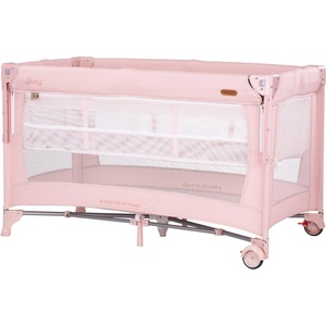 Chipolino Бебешка кошара с падаща страна Chipolino - Glory, маршмелоу (KOSIGL2504PM) - baby
