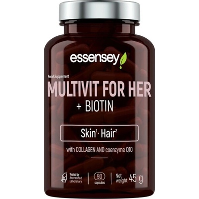 Essensey Multivitamín pre ženy s Biotínom 90 kapsúl