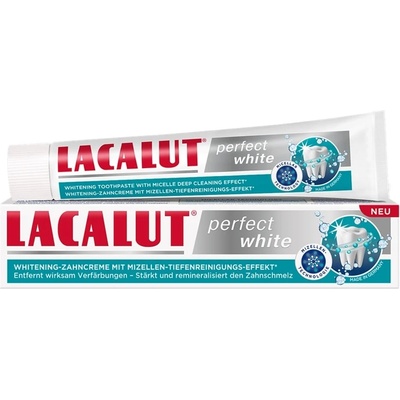 Lacalut Паста за зъби Perfect White, 75 ml