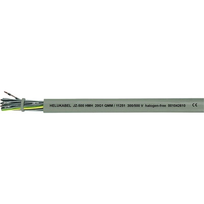 Helu JZ-500 HMH 11262-500 riadiaci kábel 4 G 1.5 mm² 500 m sivá