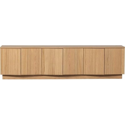 WOOOD Маса за телевизор от масивен дъб в естествен цвят 200x52x45 cm Zuma - WOOOD (375182-TP)