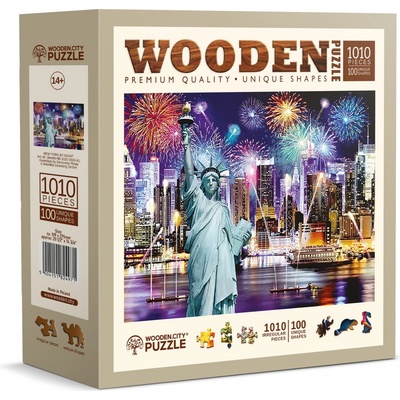 WOODEN CITY Dřevěné Noční New York 1010 dielov
