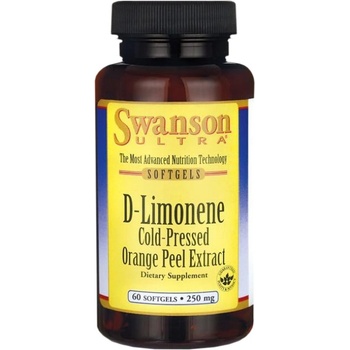 Swanson D-Limonene Cold-Pressed Orange Peel Extract 250 mg [60 Гел капсули]