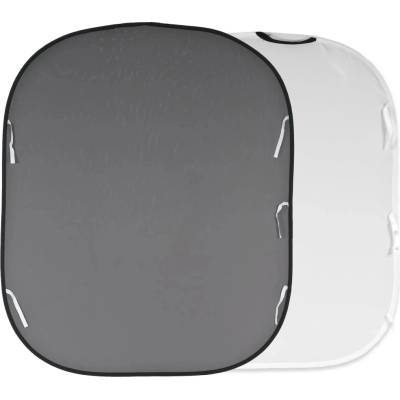 Lastolite Plain Collapsible 1.5x1.8m White/Mid Grey (LB56GW)
