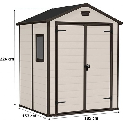 Keter Manor 6 x 5 DD béžový