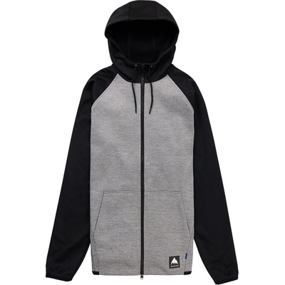 BURTON CROWN WEATHERPROOF FZ BLACK/GRAY HEATHER