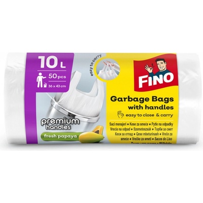 Fino Color Aromatic pytle s uchy HDPE 10 l 6 µm 50 ks