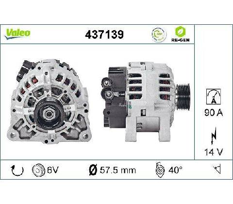 generátor VALEO 437139