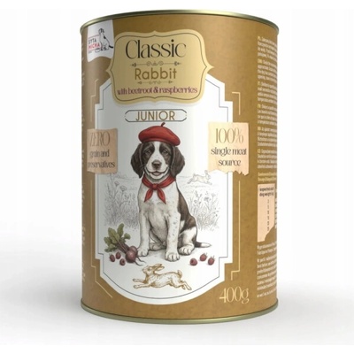 Syta Micha Classic Junior Rabbit with beetroot and raspberries Mono 400 g