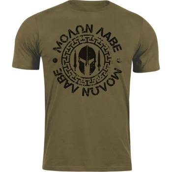 Image 1 of DRAGOWA Тениска с къс ръкав Molon Labe, маслиненозелена, 160 г/м2 (11272)