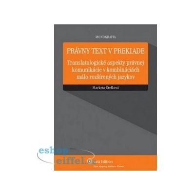Právny text v preklade - Marketa Štefková