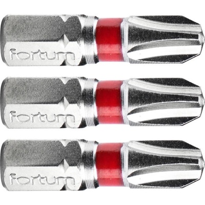 Fortum 4741203 Krížový bit 3ks PH 3 x 25 mm S2