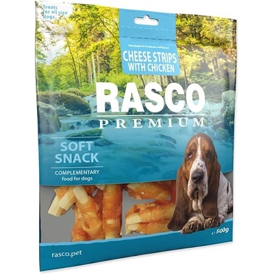 Rasco Premium Pochoutka sýrové proužky obalené kuřecím 500 g