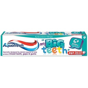 Aquafresh Детска паста за зъби Big teeth, над 6 години, 50 ml