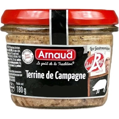 Arnaud Farmářská terina LABEL ROUGE ve skle 180 g