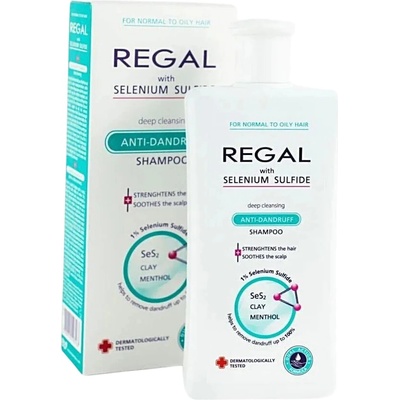 Selson Regal selenium sulfide šampon proti lupům hloubkové čištění 200 ml