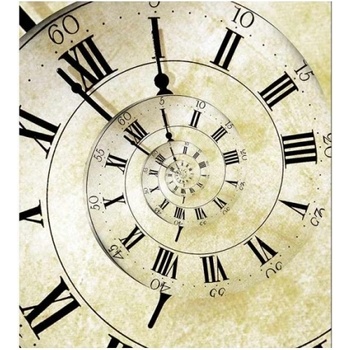 DIMEX ART s. r. o Флизелинов фототапет спирален часовник 225 x 250 см