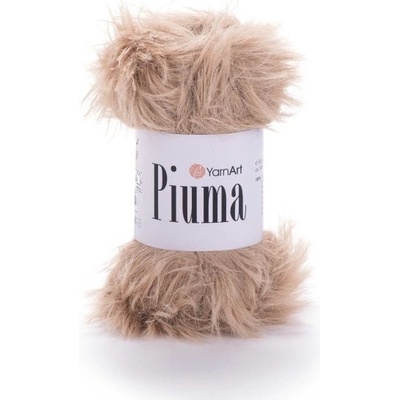 YarnArt Příze Piuma 4405 světle hnědá