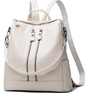 CHARON Дамска Раница Charon Hazel, Различни цветове, Бяла (HA087-WHITE)
