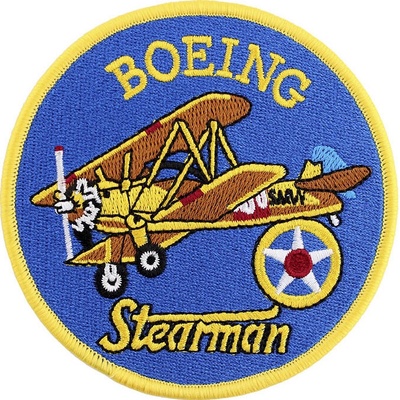 Nášivka textilná Fostex Boeing Stearman - farebná