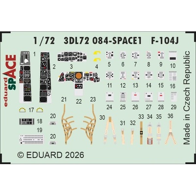 EDUARD F-104J SPACErecommended for FINE MOLDS 1:72