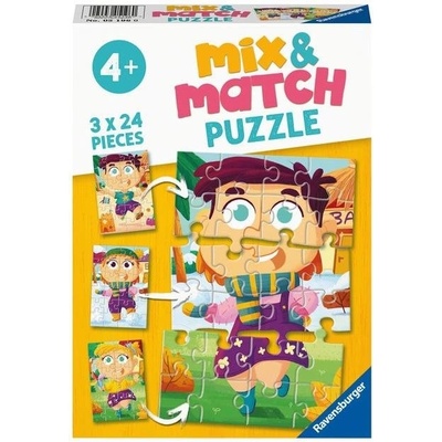 Ravensburger 051960 Mix & Match Roční období 3x24 dílků