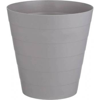 6 л пластмасов кош за боклук в матов сив цвят