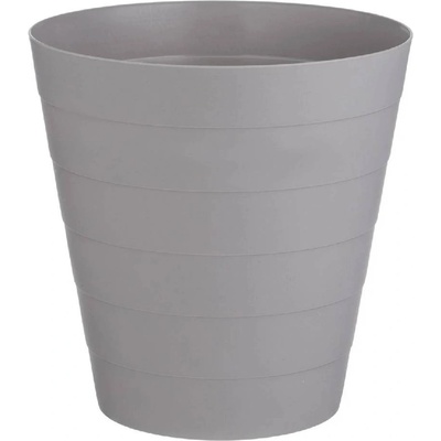 6 л пластмасов кош за боклук в матов сив цвят