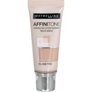 Maybelline Zjednocujúci make-up s HD pigmenty Affinitone Hydrating Tone-One-Tone Foundation 02 Light Porcelain 30 ml