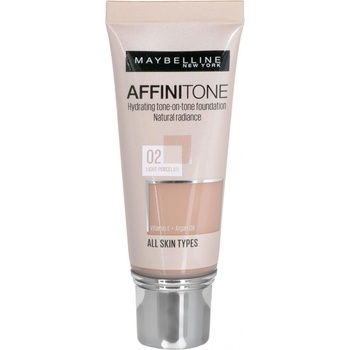 Maybelline Zjednocujúci make-up s HD pigmenty Affinitone Hydrating Tone-One-Tone Foundation 02 Light Porcelain 30 ml