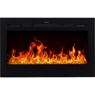 Aflamo Nástěnný krb s funkcí topení 750 W černý