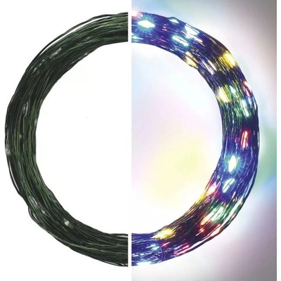 Anděl Přerov Osvětlení nano zelené 15 m 150 LED multicolor + 5m přívodní kabel + časovač