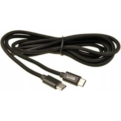 Winner USB-C/USB-C kabel 2m, černá, 7933