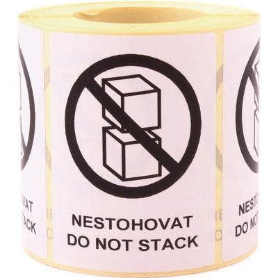 Walteco Nestohovat/Do not stack - piktogram, 70x100mm, samolepka Množství: 10 ks , 20122BP2