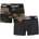 BRANDIT Мъжки боксерки (комплект 2 парчета) BRANDIT - 4501-dk. camo+black