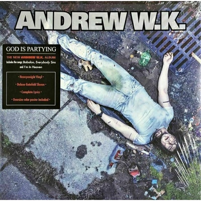 ANDREW W.K. - God Is Partying - White LP