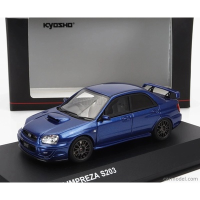 Kyosho Subaru Impreza s203 2005 Modrá 1:43