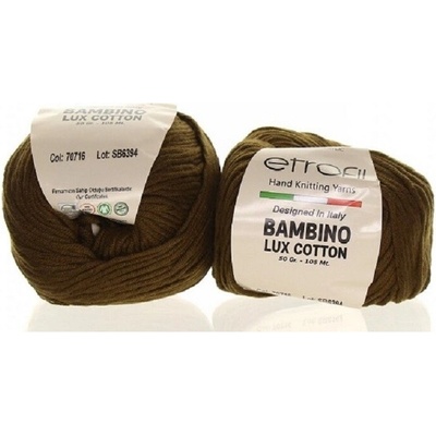 Etrofil Bambino Lux Cotton 70716 hnědá
