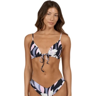 SALTY CREW Bloomed tri bikini top - Multicolor (Black)