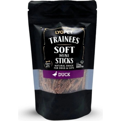 LYOPET Trainees Snack Soft Mini Sticks Duck 100 g