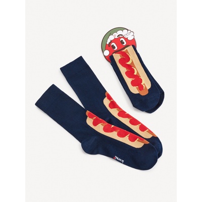 Celio Тъмно сини мъжки чорапи с шарка Celio Hot Dog Celio | Sin | МЪЖЕ | ЕДИН РАЗМЕР