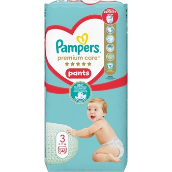Pampers Памперс Премиум пелени, размер 3, 48 броя